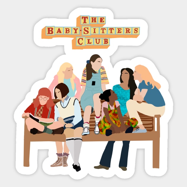 The Baby-Sitters Club Sticker by rachaelthegreat